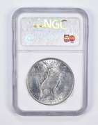 MS63 1934-D Peace Silver Dollar Great Montana Collection NGC