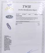 Stunning White Gold 1.25ctw 3 Diamond Ring w Channel Set Sides