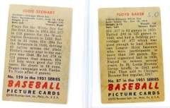 2 Bowman 1951 Baseball Cards