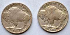 1935 1936 Unc Buffalo Nickels