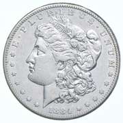 1884-S Morgan Silver Dollar