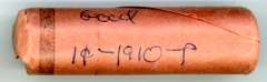 Roll of 1910 Lincoln Wheat Cents