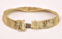 Lovely Heavy Mesh Bracelet in 14K Yellow Gold