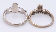 Vintage Lot of 2 Sterling Silver Rings