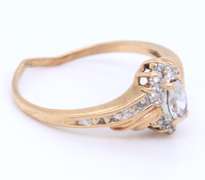 Beautiful Yellow Gold Diamond Ring