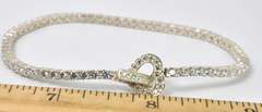 Sterling Silver CZ Bracelet