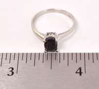 Sensational Sapphire Ring in 14K White Gold