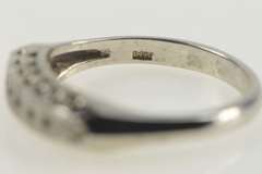 14K White Gold Vintage NOS 1950's Wedding Band Setting Ring