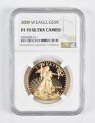 PF70 UCAM 2008-W $50 American Gold Eagle 1 Oz. .999 Fine Gold NGC