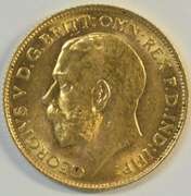 Lustrous Gem BU 1913 Great Britain Gold Half Sovereign