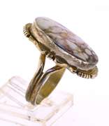 Native American Sterling Silver wild Horse Turquoise Ring