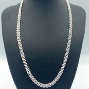 Lovely Hand-Made Silver Heart Chain Necklace