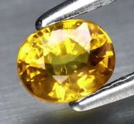 Simply amazing .59ct golden orange Sapphire