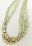 Long 30-Strand Sterling Liquid Silver Necklace