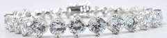 Sterling Silver CZ Bracelet