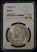 1902-O Morgan Silver Dollar NGC MS64