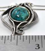 Sterling Silver Turquoise Necklace