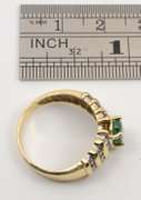 Tasteful Emerald and Diamond Ring