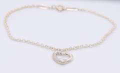 Tiffany & Co Elsa Peretti open Heart Charm Bracelet 11mm