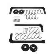 Wall Hanging Rail Rack Kitchen Utensil Wall Mounted