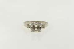 14K White Gold Vintage NOS 1950's 5.1mm Engagement Setting Ring