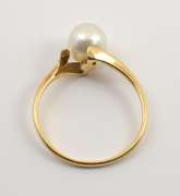 Lustrous Mikimoto Pearl Ring