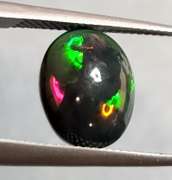 Glistening 3.61ct Welo Black Opal cabochon