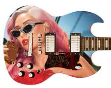Iggy Azalea Autographed Signed Custom Graphics Photo Guitar
