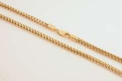 Heavy & Durable Rounded Link 14k Necklace