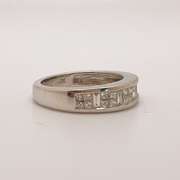 14kt White Gold & Diamond Band Ring