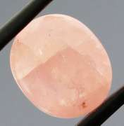 Elegant 8.08ct peach pink Morganite cabochon