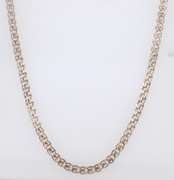 925 Sterling Silver Fancy Link Chain Necklace