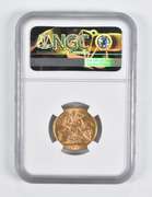MS61 1910 Great Britain 1 Sovereign Gold Coin NGC