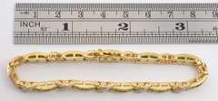 Lovely Baguette Emerald Bracelet