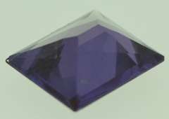 6.6ct Emerald Cut Purple Sapphire Loose Stone