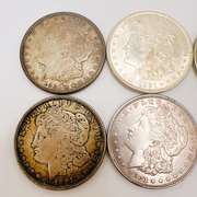 Lot of 6x 1921 Morgan Silver Dollars