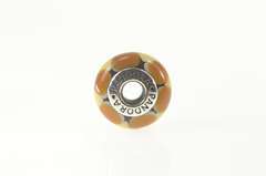 Sterling Silver Pandora Murano Glass Brown Tan Designer Charm/Pendant