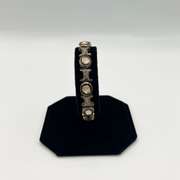 Unique  British Style 8ctw NATURAL DIAMONDS On 18kt Gold Filled Bracelet