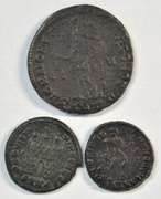 Large lot of 17 different Roman Ancient Bronze Folles