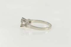 14K White Gold Vintage NOS 1950's 4.5mm Engagement Setting Ring