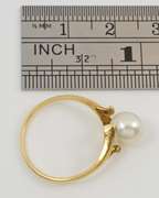 Lustrous Mikimoto Pearl Ring