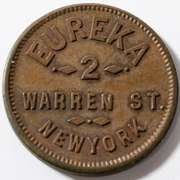 1863 M S Brown NY City Civil War Store Card