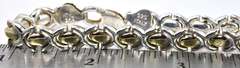 Sterling Silver Bracelet With Vermeil Accents