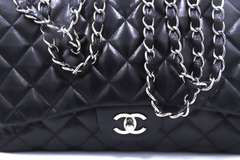 Preowned Chanel Single Flap Jumbo Bag