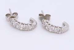 925 Sterling Silver Cubic Zirconia Earrings