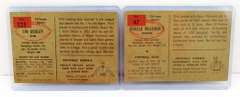 2 Bowman Gum 1950's Football Cards
