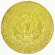 1889 24K Gold Plated Morgan Silver Dollar