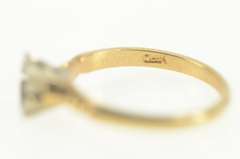 14K Yellow Gold 4.5mm Vintage 1950's NOS Engagement Setting Ring