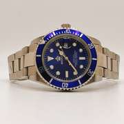 Men's Stainless Steel Diver Watch with Day Date