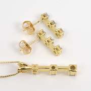 In Demand 3 Diamond Pendant & Earrings